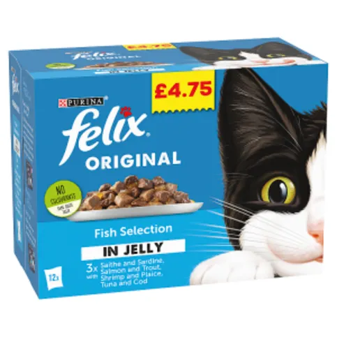 Felix Original Fish Selection in Jelly 12 x 100g