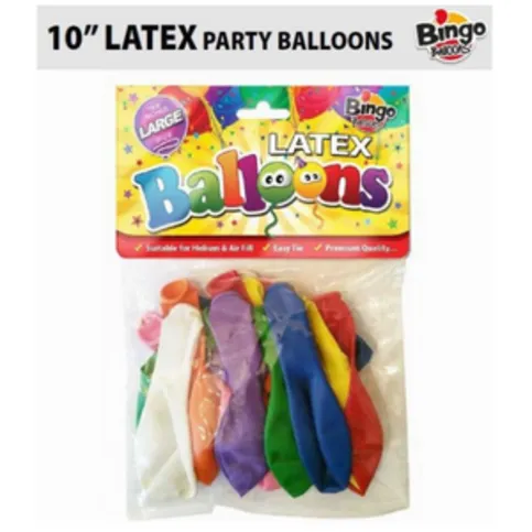 Bingo Traditional Large Latex Balloons