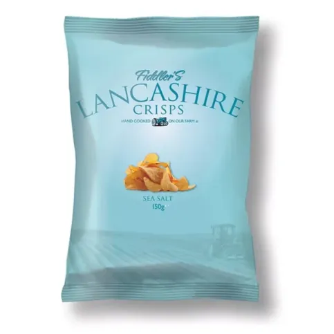 Fiddlers Lancashire Crisps Sea Salt 150g