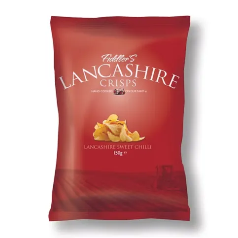 Fiddlers Lancashire Crisps Sweet Chilli 150g