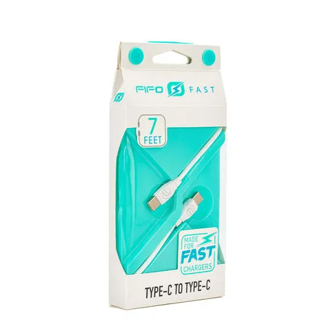 Fifo 7ft Type C to Type C Fast Charge Cable