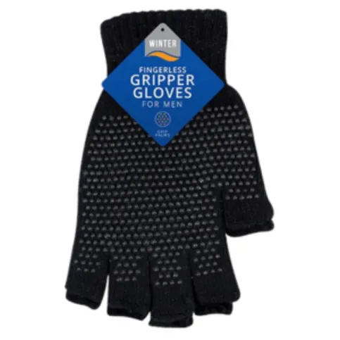 Fingerless Gripper Gloves