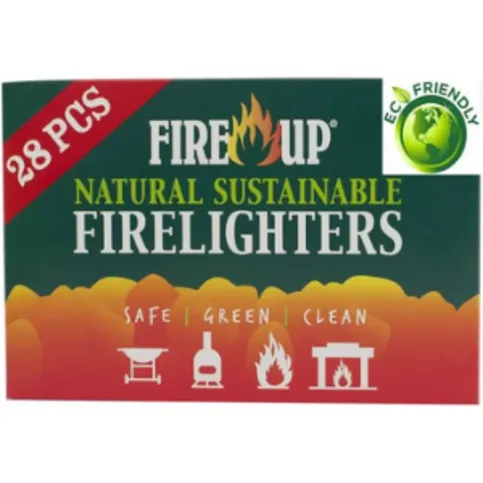 Fire Up Sustainable Firelighters 28 Pieces