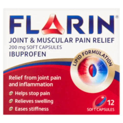 FLARIN JOINT & MUSCULAR PAIN RELIEF CAPSULES 12PK