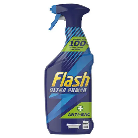 Flash Multi Purpose Cleaning Spray Anti-bac For Hard Surfaces 750ml