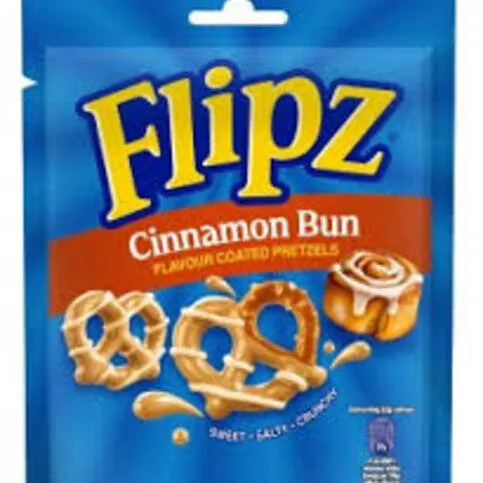 Flipz cinnamon bun flavour 80g