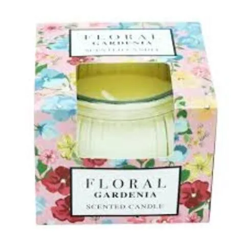 FLORAL BOXED CANDLE GARDENIA