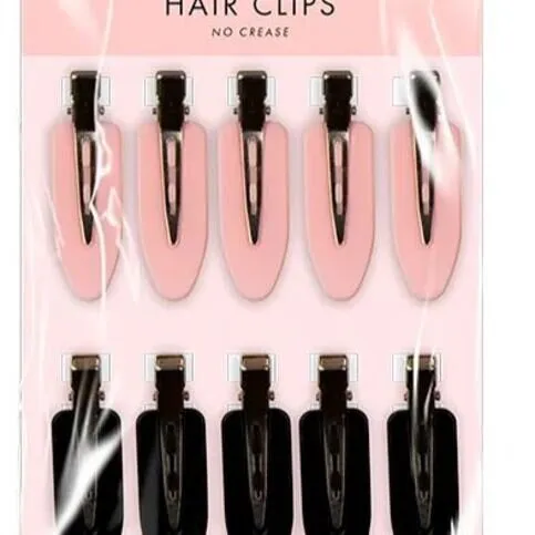 No Crease Hair Clips 10pk