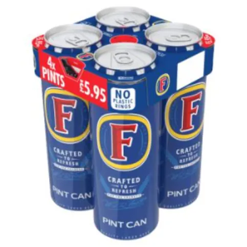 Foster's Lager Beer 4 x 568ml