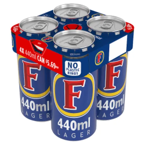 Foster's Australian Lager Beer Can 4 x 440ml