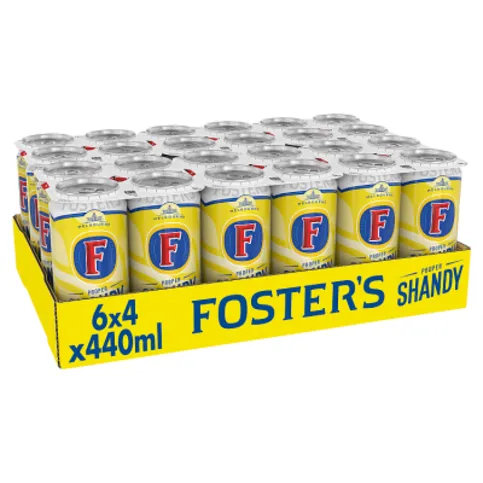 Foster's Proper Shandy 4 x 440ml