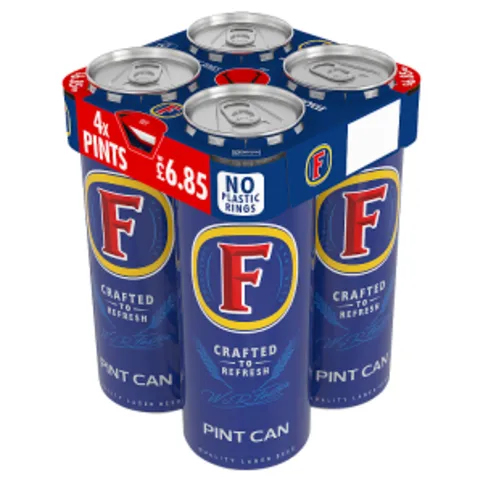 Foster's Quality Lager Beer 4 x 568ml