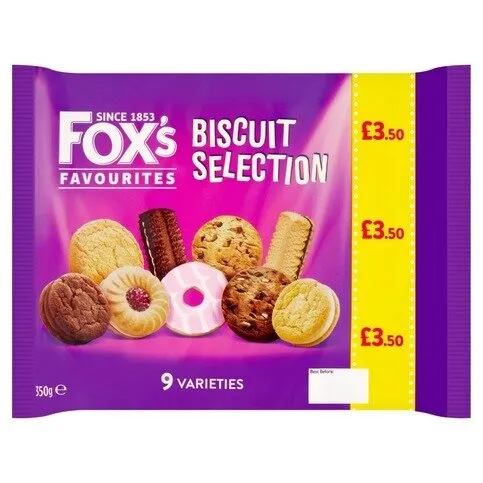 Fox's Favourites Biscuit Selection (9 Varieties) 350g PM