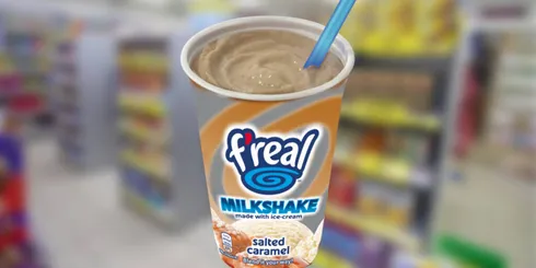 F'real Salted Caramel Milkshake
