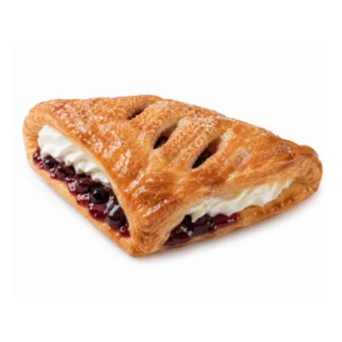 Fresh Cream Berry Turnover