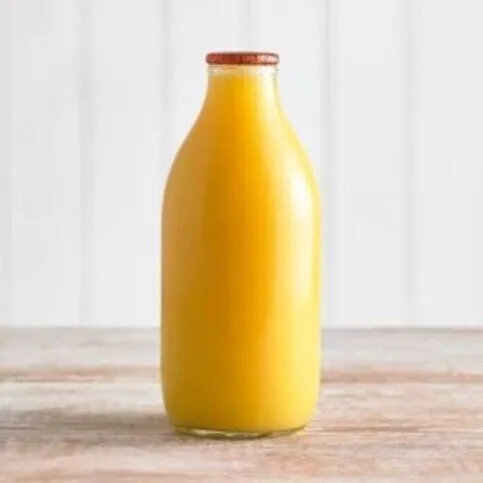 FRESH ORANGE JUICE GLASS
