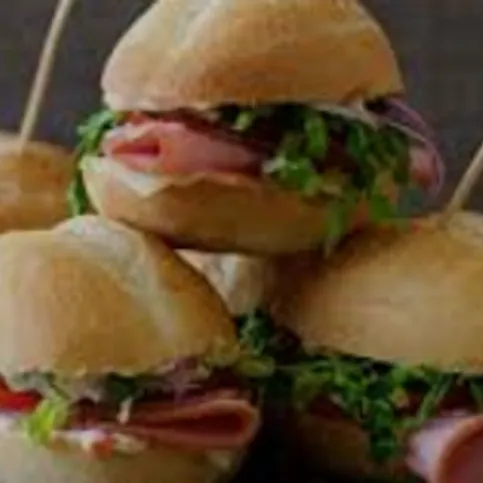 fresh small sandwiches 