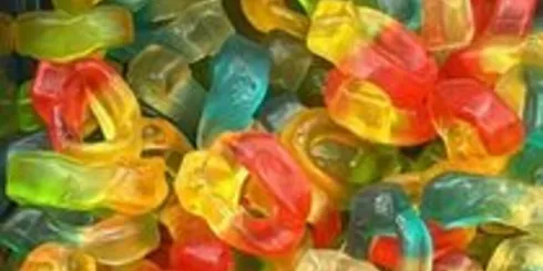 Friendship Rings Strawberry Jelly sweets 100g