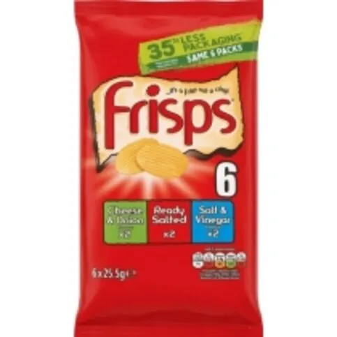 Frisps Assorted 6packs 6 x 25g