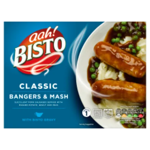 FROZEN: BISTO BANGERS & MASH 375G
