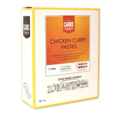 Frozen Chicken Curry Pastie 4 Pack