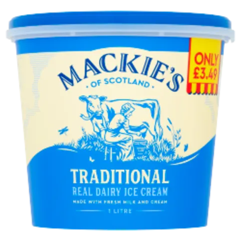 FROZEN: MACKIES TRADITIONAL PM£3.79 1LTR