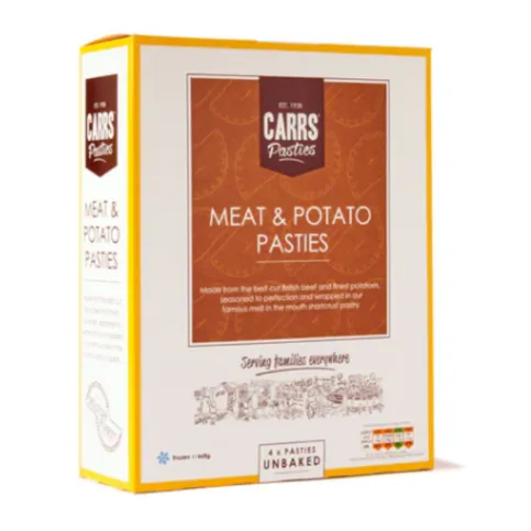 Frozen Meat & Potato Pastie 4 Pack