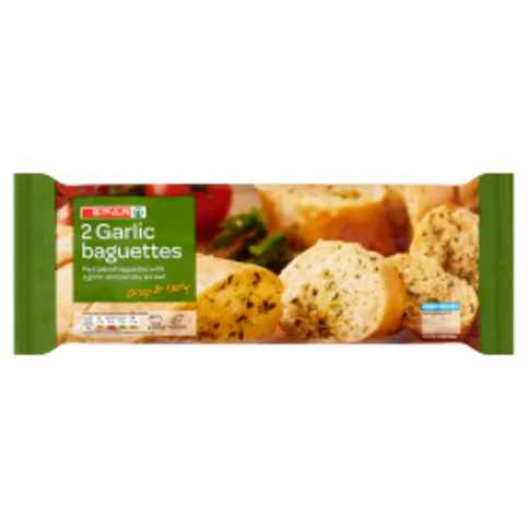 FROZEN: SPAR GARLIC BAGUETTES 340G