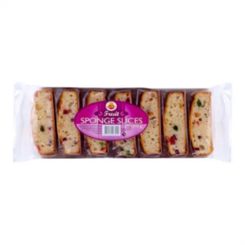 Fruit Sponge Slice