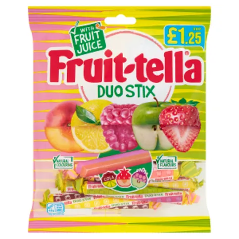Fruittella Duo Stix 135g