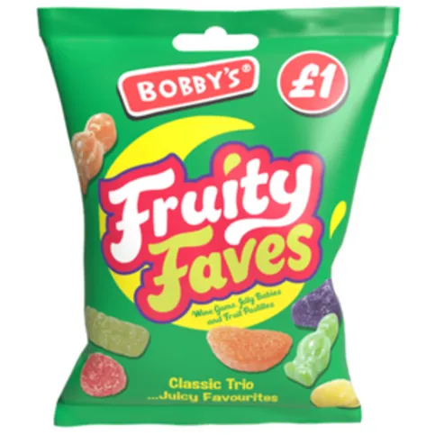Bobby's Fruity Faves 125g