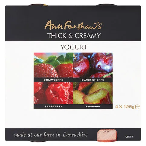 Ann Forshaw's Thick & Creamy Yogurt 4 x 125g