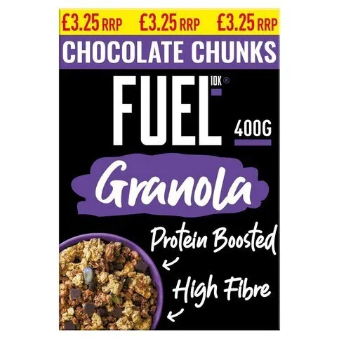 FUEL10K GRANOLA CHOCOLATE PM£3.25 400G