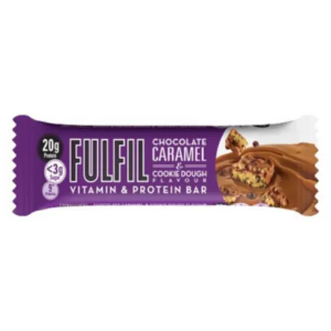Fulfil Chocolate Caramel & Cookie Dough Vitamin & Protein Bar 55g
