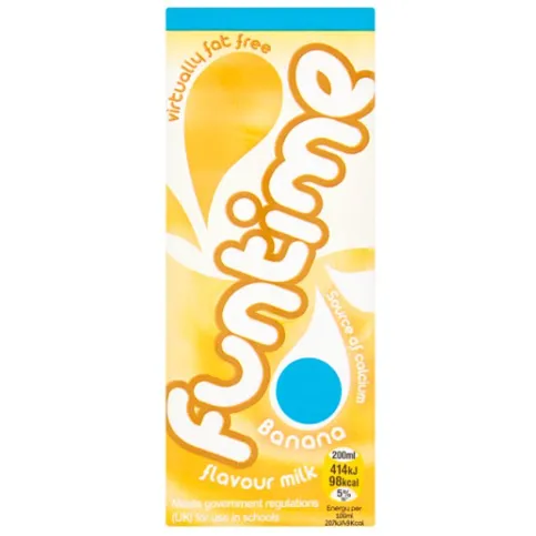 Funtime Banana Milk Drink 200ml