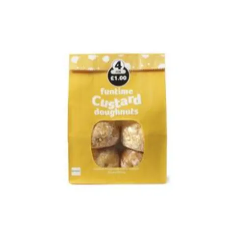 Funtime Custard Donuts x 4