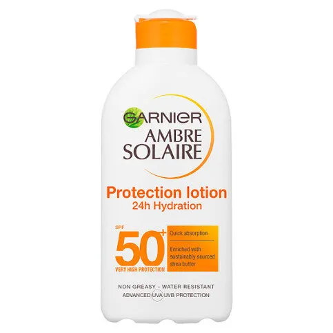 Garnier Ambre Solaire Ultra-Hydrating Shea Butter Sun Protection Cream SPF50+ 200ml