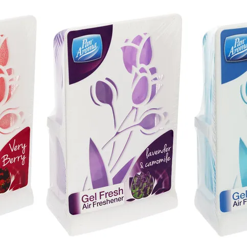 PAN AROMA GEL AIRFRESHNER ASST EACH