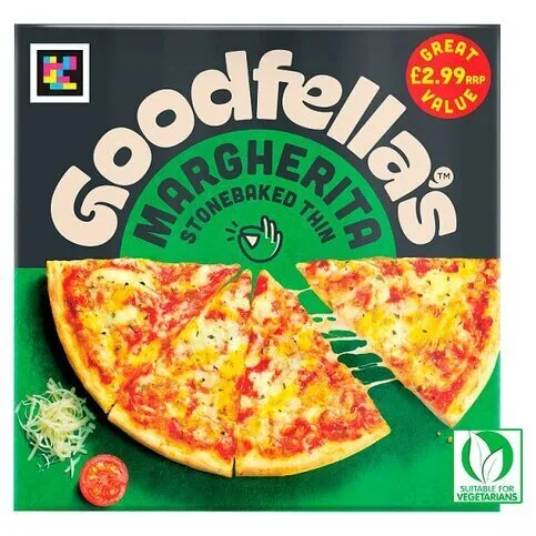 Goodfellas Thin Marghertia pizza 345g