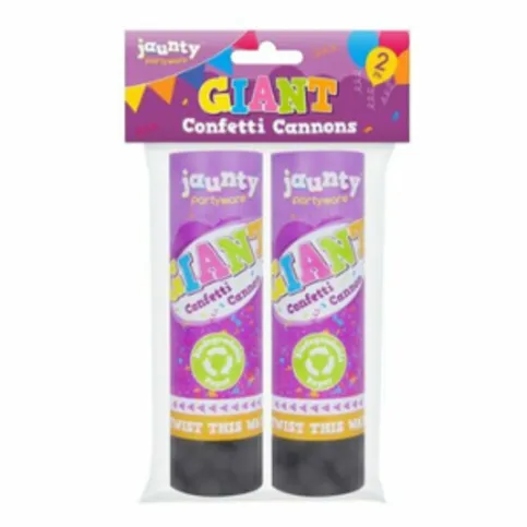 Giant Confetti Cannons 2 Pack