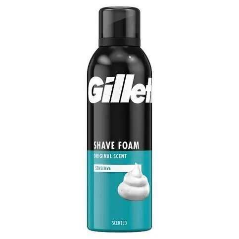 GILLETTE CLASSIC SHAVE FOAM SENSITIVE 200ML