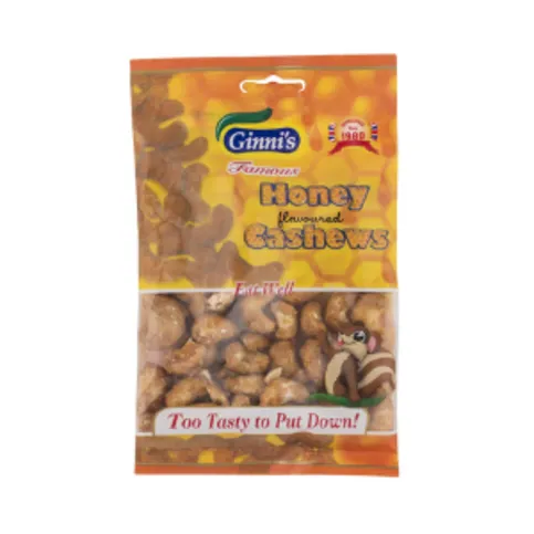 Ginni's Honey Cashews 55g