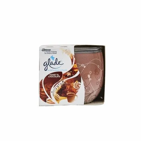 GLADE CANDLE HONEY & CHOCOLATE PM£2.99 120G