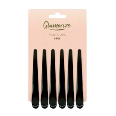 Glamorize Hair Clips 6 Packs