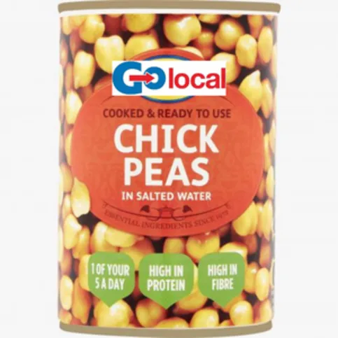 Go Local Chick Peas in Salted Water