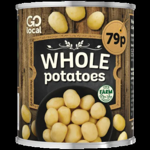 Go Local Tinned Whole Potatoes