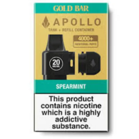 Gold Bar Apollo Tank & Refill Spearmint