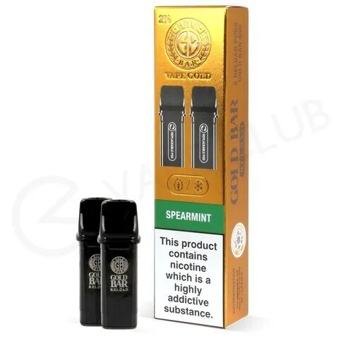 Gold Bar 600 Spearmint Pods 20mg