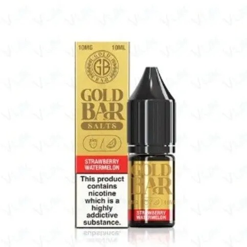 Gold Bar Salts - Strawberry & Watermelon 10mg