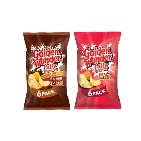 Golden Wonder Crisps 6 Pack Any 2 For £3